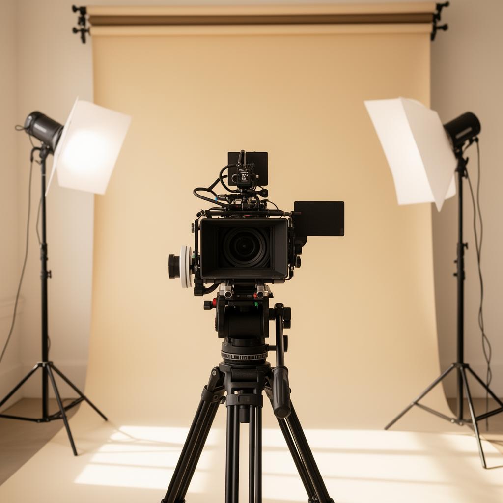 Estúdio de produção de vídeo